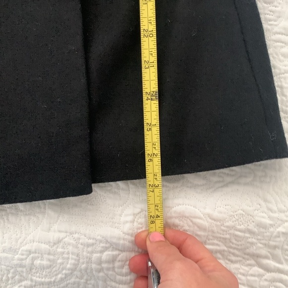 Black faux fur jacket blazer size S removable‎ fur black brown classic elegant - Picture 6 of 12